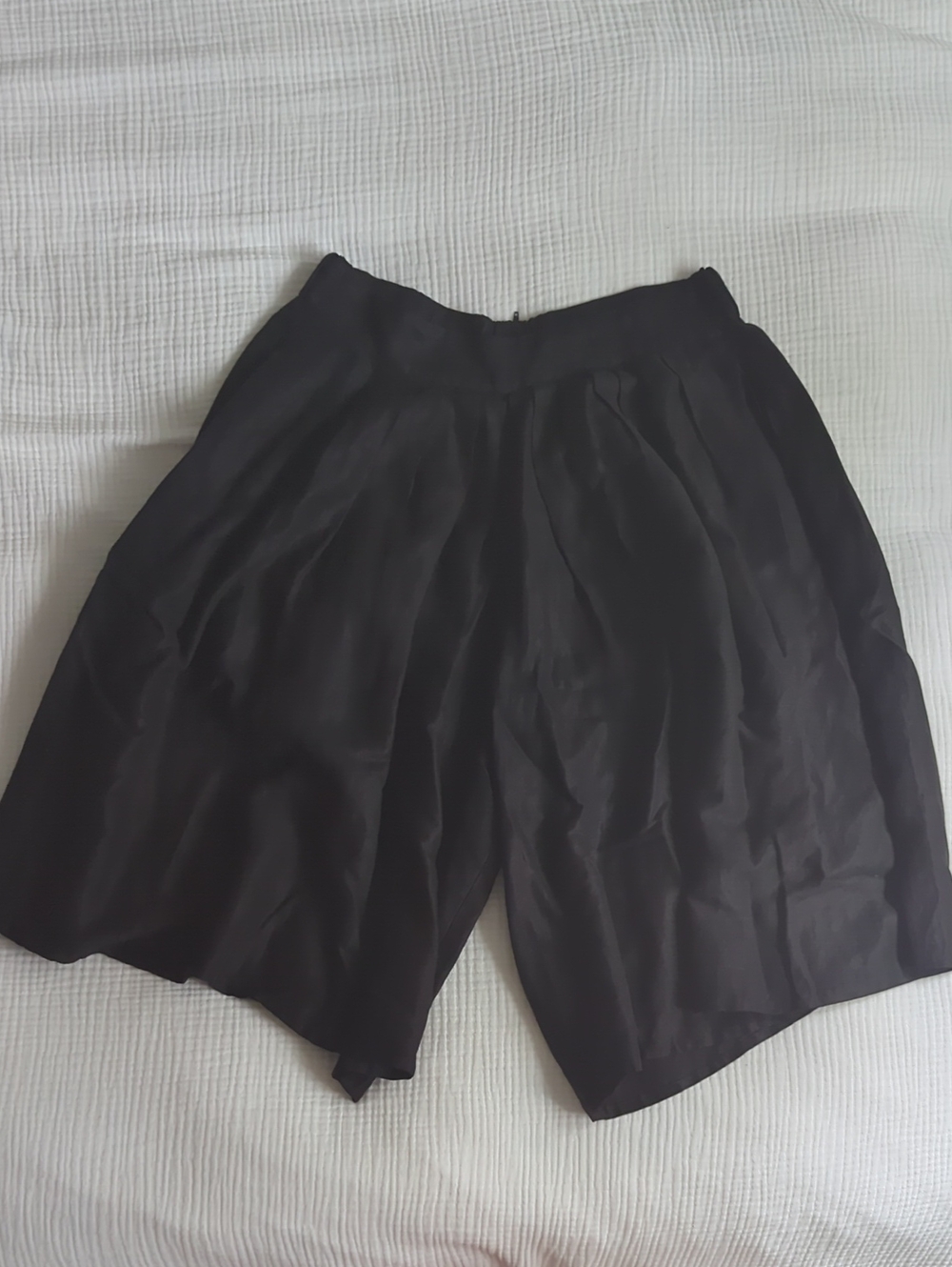 Reality Studio Black Pleated Culottes